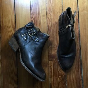 H by Hudson Brown Leather Bora Boots